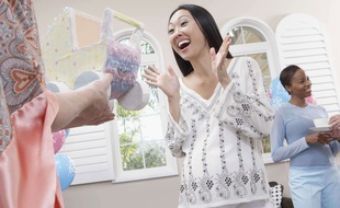 "Merci, c'est super moche". Illustration d'une baby shower typique aux Etats-Unis.