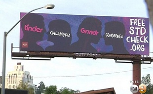 La campagne de AIDS Healthcare Foundation sur les IST.