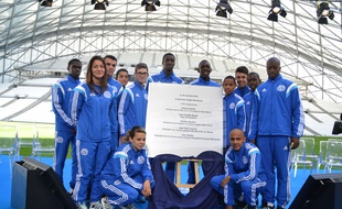 Cérémonie d'ouverture du nouveau stade Vélodrome, jeudi 16 octobre.