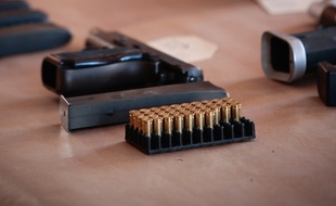 Des armes saisies par la police marseillaise (photo d'illustration).