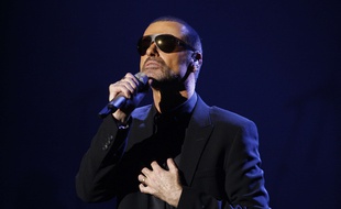 George Michael en concert à Prague en août 2011