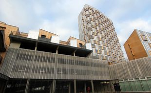 Des maisons ont été construites sur le toit d'un parking, dans le quartier de Villejean à Rennes.