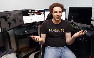 L'expert britannique en cybersécurité Marcus Hutchins, le 15 mai 2017.