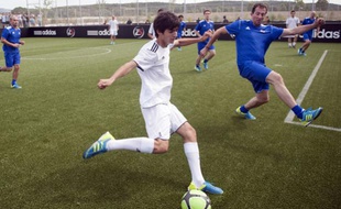 Le fils de Zinédine Zidane, Enzo Zidane, lors d'un match à Aix en Provence, le 23 juin 2011.