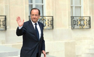 François Hollande à l'Elysée, à Paris, le 16 juillet 2012.