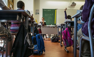 Une école de Lyon le 2 septembre 2014