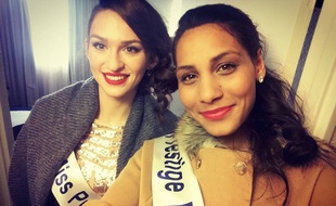 Cécile Bègue, 19 ans (à droite), a été élue le 14 janvier 2017 Miss Prestige National.