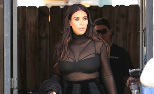 Kim Kardashian, le 13 avril 2016, à Burbank aux États-Unis.