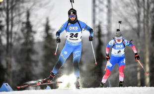 Anaïs Chevalier a bravé le froid pour s'offrir son premier podium de la saison