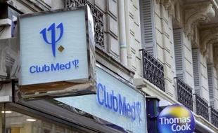 Un magasin du voyagiste Club Méditerranée en 2009 à Paris, objet depuis mai 2013 d'une OPA, le plus long de l'histoire à la Bourse de Paris