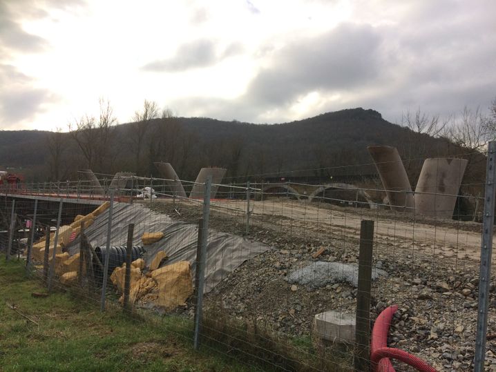 Le chantier a été stoppé le 28 décembre. 