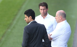 Nasser, Maxwell et Antero Henrique, l'état-major du PSG.