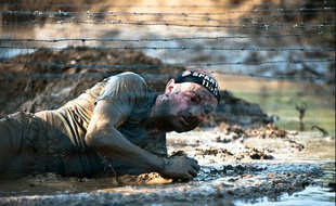 Un participant sur l'édition 2013 de la Spartan Race.