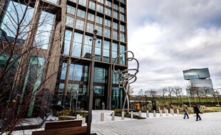 Au siège de l'Agence européenne du médicament, à Amsterdam.