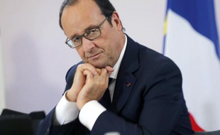 Le président français François Hollande le 14 octobre 2014 à Paris