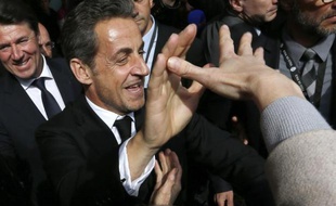 Nicolas Sarkozy le 10 mars 2014 à Nice