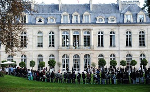 L'Elysée avait ouvert ses portes au public, le 18 septembre 2010, à l'occasion des 27e Journées du patrimoine.