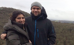 Matthew Hedges et sa compagne Daniela Tejada.