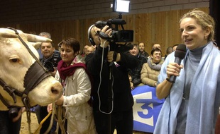 Delphine Batho, ministre de l'Ecologie, au Salon de l'agriculture, le 1er mars 2013.