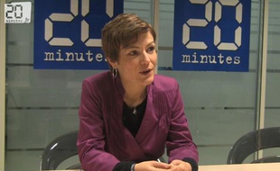 Capture d'écran de l'interview de Chantal Jouanno, le 16 décembre 2010 dans les locaux de 20minutes.fr.