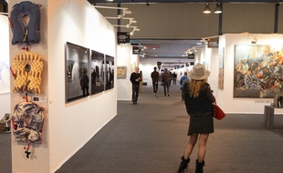 St-Art, foire européenne de l'art contemporain. Strasbourg le 17 novembre 2017.