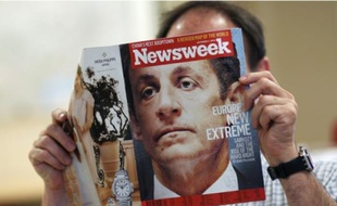 Newsweek a choisi Sarkozy pour illustrer « la montée des extrémismes en Europe ».
