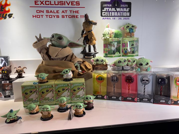 Hot Toys a créé une gamme de jouets Grogu qui s'arrache à " Star Wars Celebration Japan"