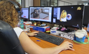 Mardi, dans les studios de TAT Productions qui planche actuellement sur le premier long métrage autour des As de la jungle.