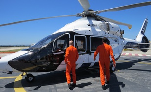 Marseille, le 25 juin 2016, le groupe Airbus Helicopters presente le H160 a Marignane.