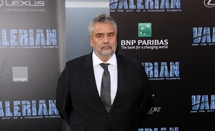 Le réalisateur Luc Besson à la première de "Valérian" à Los Angeles, le 17 juillet 2017.