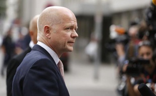 Le ministre britannique des Affaires étrangères, William Hague, le 13 juillet 2014 à Vienne