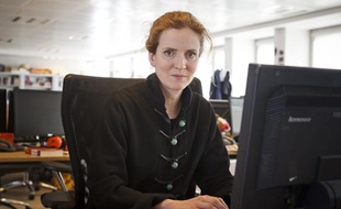 Nathalie Kosciusko-Morizet à la rédaction de 20 Minutes