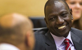 Le vice-président kényan William Ruto lors de son procès à La Hague devant la Cour Pénale Internationale le 10 septembre 2013.