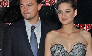 Leonardo Di Caprion et Marion Cotillard, le 10 juillet 2010 à Paris, pour l'avant-première du film «Inception».
