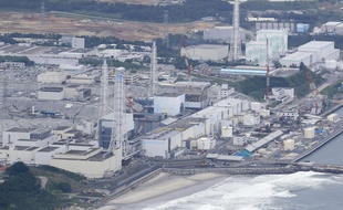Une vue de la centrale nucléaire de Fukushima, plus de six ans après la catastrophe.