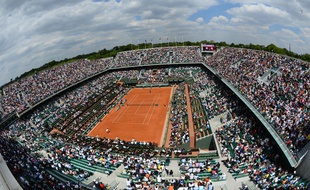 Vue sur le stade de Roland-Garros en 2013 (illustration).