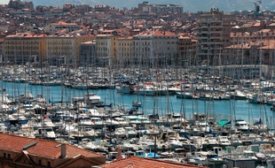 Le vieux port à Marseille. (Illustration)