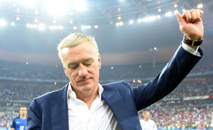 Didier Deschamps à l'issue de la finale de l'Euro-2016 le 10 juillet 2016 au Stade de France à Saint-Denis