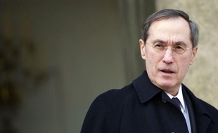 France's Interior Minister Claude Gueant is seen at the presidential Elysee Palace at the end of the weekly cabinet meeting on March 29, 2011 in Paris. AFP PHOTO LIONEL BONAVENTURE