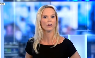 Vanessa Burggraf sur France 24 en septembre 2014.