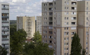 Cité des Tarterêts à Corbeil Essonne en août 2012.