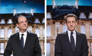 François Hollande l'emporterait avec 54% (-0,5 point) des voix contre 46% à Nicolas Sarkozy, selon un sondage Ifop-Fiducial