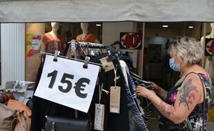 Illustration des soldes d'été.