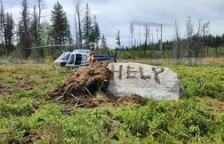 Tombé en panne dans une forêt isolée du Canada, un homme retrouvé vivant