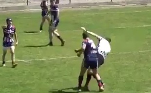 L'agression d'un arbitre par un jeune joueur de rugby à XIII.