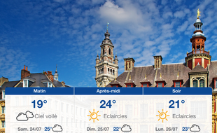 Météo Lille: Prévisions du vendredi 23 juillet 2021