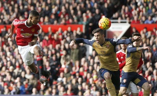 Manchester United-Arsenal (3-2) le 28 février 2016.