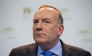 Pierre Gattaz, patron du Medef, le 17 novembre 2015 au siège du Medef à Paris.