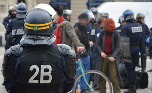 L'opération des CRS s'est poursuivi sur la Comédie.