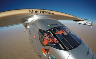 Bertrand Piccard, à bord du Solar Impulse 2.